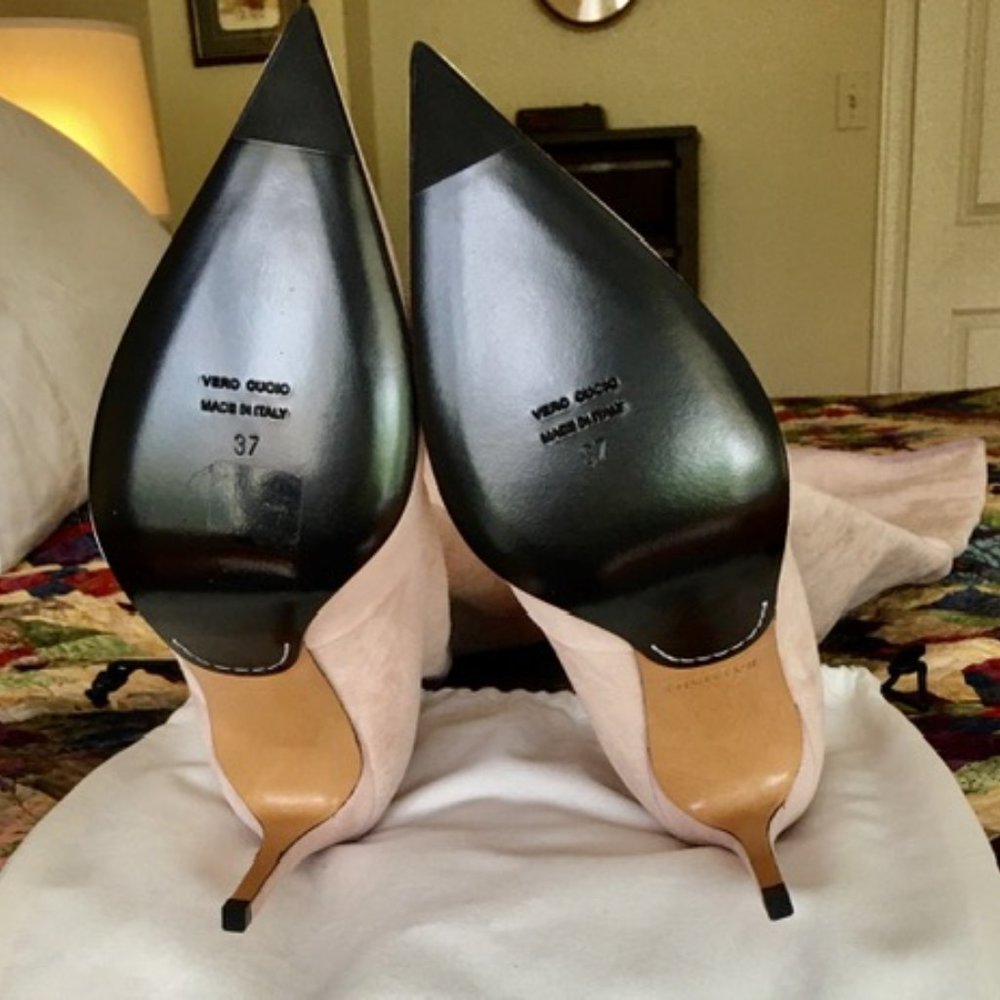 Balmain Pink Heeled Boots - Picture 5 of 9
